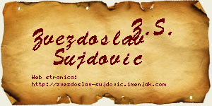 Zvezdoslav Šujdović vizit kartica